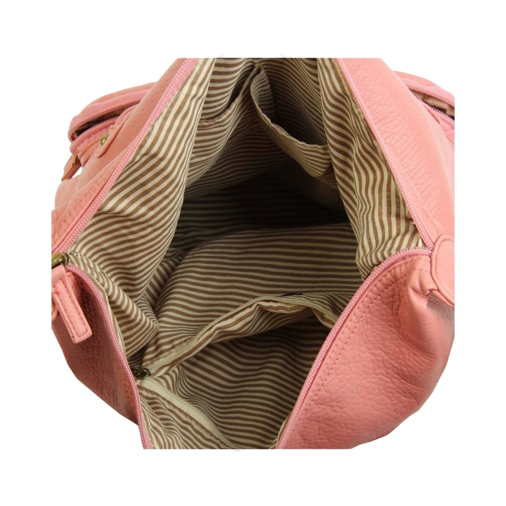 Convertible crossbody backpack in sand - Picture 5 of 7